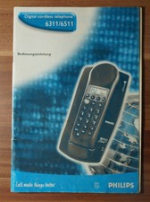 Bedienungsanleitung Philips DECT Digital Cordless Telephone 6311 6511