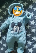 Baby Overall Micky Maus * kuschel Anzug * winter Gr 50 