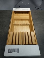 IKEA Messerfach / Messer Einsatz / Schubladeneinsatz VARIERA Bambus 20x50 cm