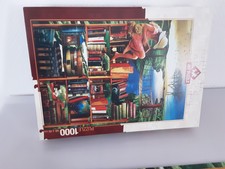 puzzle 1000 teile gebraucht Art.bücherregal,1xgelegt Rauchfrei Tierhaarfrei...