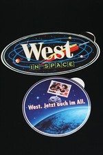 2 Stück ältere Aufkleber Sticker Zigaretten Tabak "West in Space"  - unbenutzt