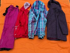 Schneejacke Winterjacke Regenjacke Skihose Mädchen Gr. 128 