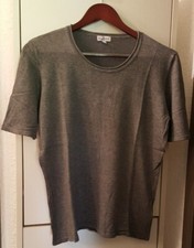 Kurzarm-Pullover Damen Gr. L dunkelgrau Feinstrick Rundhals Neu ohne Etikett