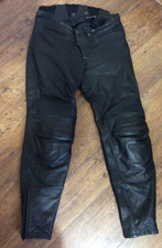 Herren Akito Echtes Leder Performance Motorrad gefütterte Hose Größe 36