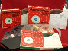 8 x Stück BASF LGS 26 / 35 ☀️Tonbandspulen im Archiv-Karton (Briefband)