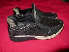 Bequemer Sneaker BUGATTI Gr.40 Krokooptik schwarz