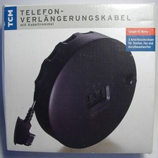 Telefon-Verlängerungskabel 10 m mit Kabeltrommel
