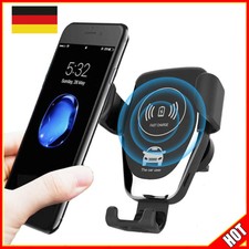 Auto KFZ Handy Halterung Induktions Ladegerät Clamping Car Wireless Charger DHL
