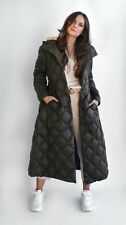 Max Mara Intrend Wende-Steppmantel Dunkelgrün Gr It 32 D 36 Logo NP 780,00 