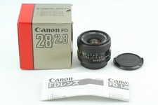 [Beste Mint IN Karton] canon Nfd Neu Fd 28mm F/2.8 Weitwinkel Mf Objektiv Aus