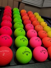 40 farbig matt Premium Golfbälle Perle Grade a Grade 