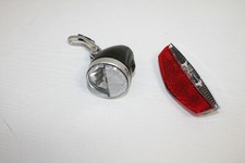  LED E-Bike Beleuchtung Set Power-Scheinwerfer + Rücklicht   6-48V