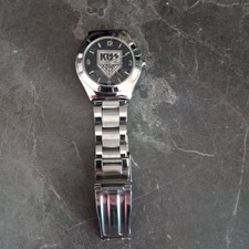 KISS Armbanduhr  Silber Edelstahl Armbanduhr KISS ARMY 