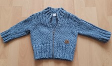 Blau melierte Strickjacke in Gr. 68 von MEXX