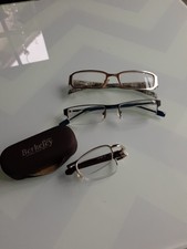 Lesebrillen +3,0  +3,5 Konvolut Kunststoffgestell, klappbar, Etui 