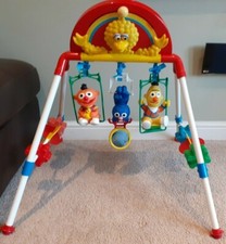 Sesamstraße Vintage selten Musical Baby Play Activity Gym arbeiten Boxed Ilco Spielzeug