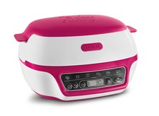 Tefal Cake Factory KD8018 Kuchenbackgerät WEIß/PINK DECKEL GEBROCHEN!
