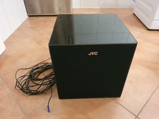JVC SP-NXF3W - 150 W, 6 Ohm, Subwoofer schwarz, 8m langes Anschlusskabel