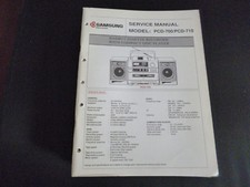 Original Service Manual Samsung PCD-700 PCD-710