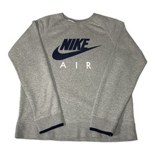 Nike Air Herren darlegen grau Rundhals Pullover Pullover Pullover L Large Regular