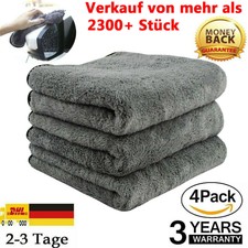 Auto 4Pack 1200 GSM 40x40cm Mikrofasertuch Poliertuch Trockentuch Microfaser DE