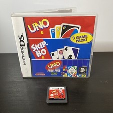 Uno Skip Bo & Uno Freefall Nintendo DS 3 Spielpaket | GC | GETESTET