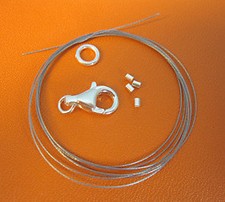 Dienstleistung: Kette anfertigen mit 925er Karabiner/Bindering