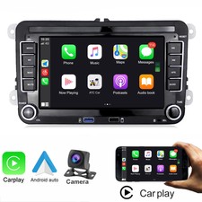 7" Android Carplay Autoradio GPS für VW Golf Passat Touran Polo Tiguan + Kamera