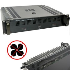 APART CHAMP ONE STEREO AUDIO POWER VERSTÄRKER LÜFTERLOS PASSIV KÜHLUNG  RACK SN1