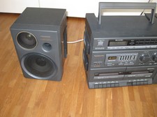 Panasonic ++ Ghetto Blaster++ RX-CT980 S-XBS Radio Dual Cassettes CD Bass