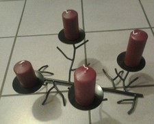 Kerzenständer Adventskranz Weihnachtskranz Deko Kerzenhalter