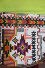 Umhängetasche, Hippie, Boho, Ethno, Aztekenmuster