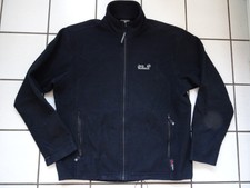 tolle leichte JACK WOLFSKIN outdoor Fleecejacke midlayer schwarz L polarfleece