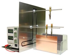 Bad-Galvanik-Anlage / Galvanisier-Gerät - Deluxe-Set (mit 10 Ampere-Netzteil)