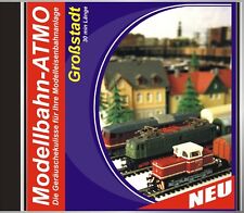 CD Modellbahn Atmo Geräusche Modelleisenbahn Bahnhof Großstadt
