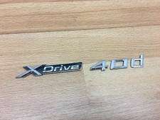 BMW X5 E70 LCI Beschriftung Etikett Aufkleber Abzeichen Emblem "Xdrive 40d" Orig