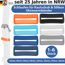 Keeper Uhrenarmband Schlaufen Armband Ersatzschlaufen Silikon Kautschuk Gummi