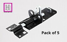 150mm/6" Brenton Bolzen x 5 Strong Schiebe Schuppen Tor Tür Bolzen schwarz befleckt