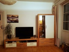 Wohnwand, TV Möbel, teilmassiv