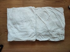 2x Spannbettlaken 90x200 weiß 