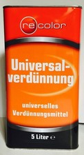 3,70-3,24€L  Universal Verdünnung 5l Nitroverdünnung Universalverdünnung 5 Liter