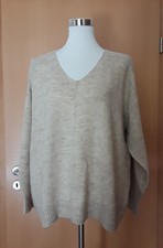 H&M Damen Strick Pullover Pulli Basics  relaxed beige Gr. M 