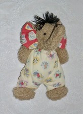 SIGIKID Elefant 21 cm in braun rosa gelb Stofftier Plüschtier Baum Auto Telefon