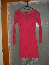 Damen - Kleid - Gr. 34 - pink - elastische Spitze - Atmosphere - pink