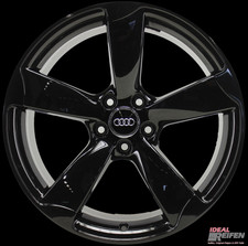 Original Audi TT TTS TTRS 8J 19 Zoll Rotor Alufelgen 9x19 ET52 Schwarz glänzend