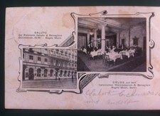 Berlin, Mitte, italienisches Restaurant, Dorotheenstraße, Ansichtskarte, 1903