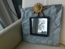 DESIGN - SPIEGEL / WANDSPIEGEL IN KNITTER - OPTIK + SONNEN IMPRESSIONEN 