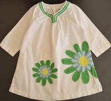 MINI BODEN Kleid 104 110 116 Hängerchen Tunika Shirt weiß Bluse neu w retro Top