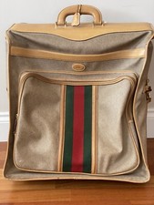 Gucci Vintage Leder Anzug Carrier mit 5 Hängern in Top Zustand