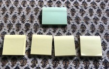 5 Blöcke Post-it® Notes - Haftnotizen - 4x76x76mm 1x100x76 mm